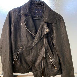 Black leather Madewell Jacket